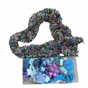 Christmas Gift Bows and Lametta String